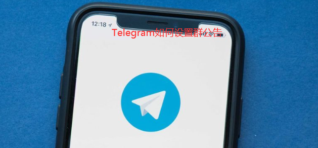 Telegram如何设置群公告